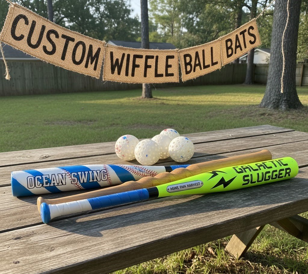 Custom wiffle ball bats