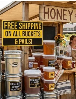 Free Shipping Buckets Pails Honey for Sale