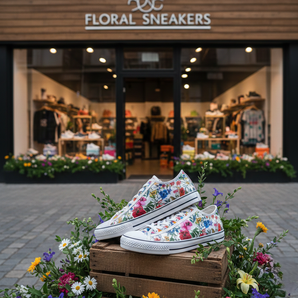 Shop Floral Sneakers