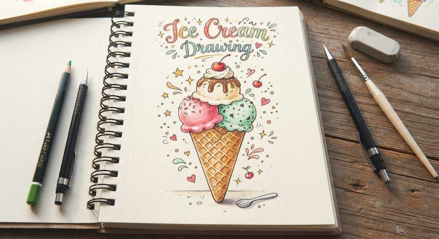 Ice Cream Drawing